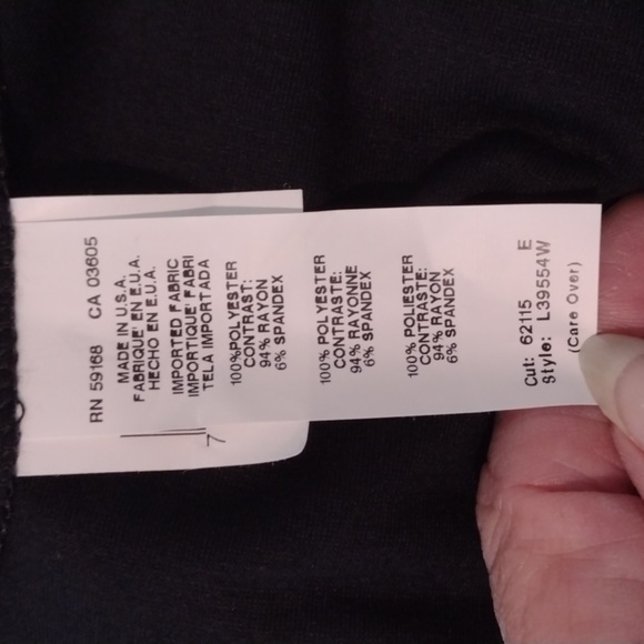 NWT Karen Kane Asymmetrical Overlay Shift Dress Size 0X - Picture 9 of 9